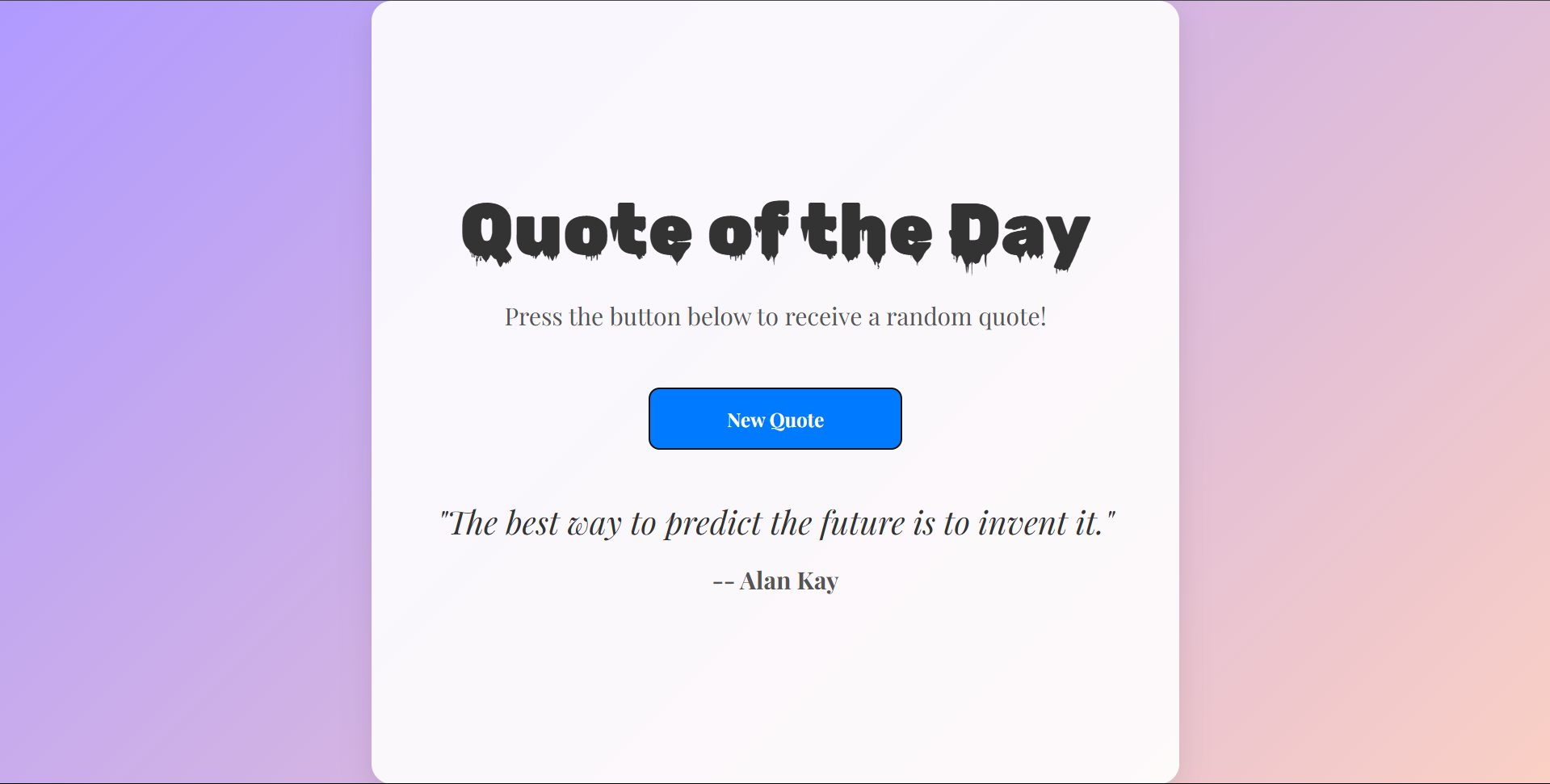Quote Generator